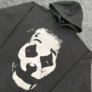 เสื้อฮู้ดดี้ผ้าฝ้าย 100% พิมพ์ลายคุณภาพสูงสำหรับผู้ชาย สไตล์ลำลองสำหรับฤดูหนาว - Product Image 3