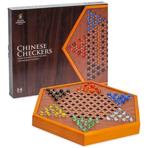 Juego de Damas Chinas de Madera de Nogal Hecho a Mano - Venta al por Mayor B2B - Product Image 6