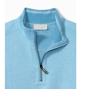 Men Premium Quarter <b>Zip</b> Pullover Polyester Cotton Blend Best Stitching Europe Fashion Apparel - Product Image 2