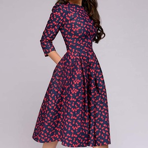 Vestidos Casuales para Mujer, Elegantes, Florales, de Primavera - Product Image 4