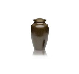 Stone Pattern Metal Cremation Urn <b>Ashes</b> Memorial <b>Keepsake</b> Vessel Adult Burial Remembrance Container - Product Image 3
