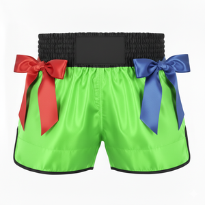 Shorts de Kick Boxing Sublimados Personalizados con su Logotipo, Shorts de Muay Thai de Competición con Abertura Lateral Ancha - Product Image 3