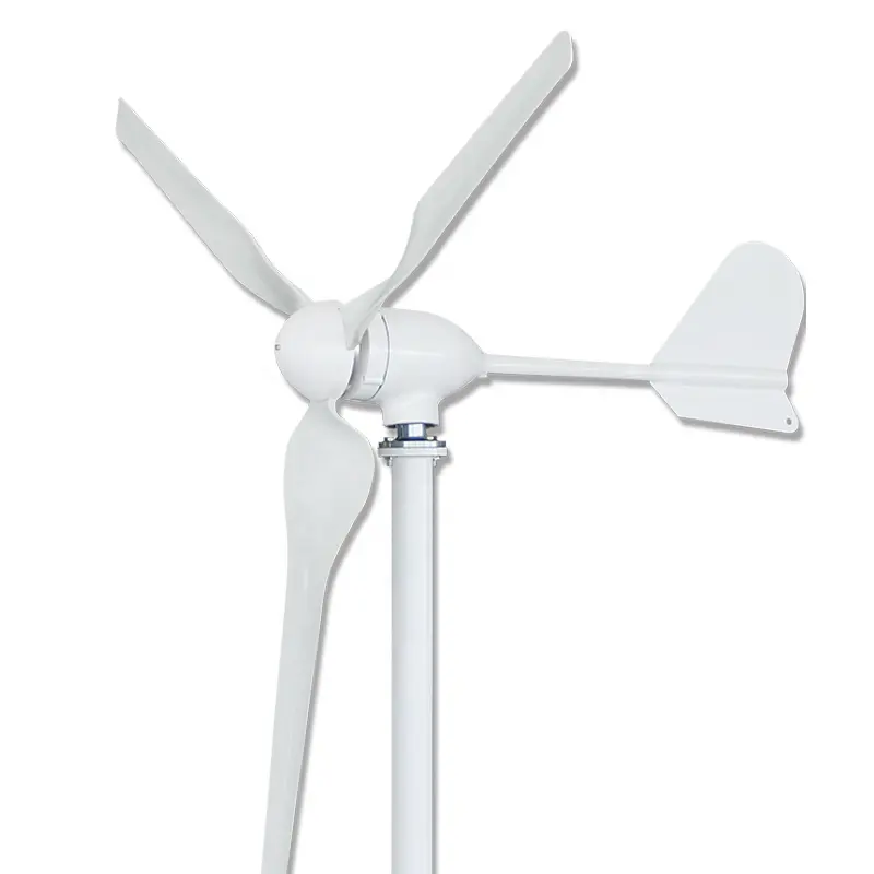 Nuovo 500 energetico W-2000W generatore eolico orizzontale 24v 48v fuori messo con controller del vento mppt per la ricarica domestica uso della batteria