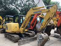 Bon marché Prix Japon Surplus Mini Pelleteuse Komatsu PC56/PC55/PC60 Roulement de pompe à moteur d'occasion-5.6 tonnes Capacité du godet de 0.35m