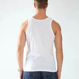 Custom Logo <b>Men's</b> Gym Tank Top Workout Bodybuilding Singlet Fitness Sleeveless <b>Vest</b> Knitted Sporty Breathable Quick Dry - Product Image 6
