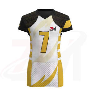 ชุดนักกีฬาอเมริกันฟุตบอลสำหรับทีม แบบแขนสั้น ผลิตในปากีสถาน ราคาสมเหตุสมผล จำนวนมาก - Product Image 5