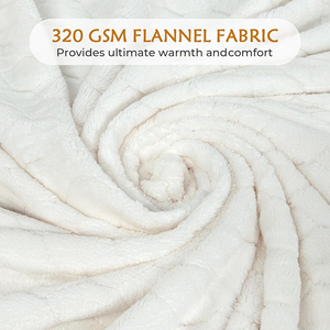 Custom Embroidered Logo Custom Size Winter Eco-Friendly Fleece <b>Throw</b> Blanket Cotton/Polyester High Quality Waterproof Modern - Product Image 6