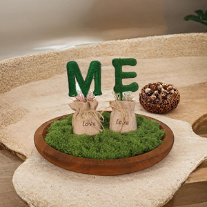 New Arrival 12.5 " Lazy Susan Round Tray Turntable for Kitchen Charcuterie Tabletop Organizer Counter Display Food Serving Board - Product Image 2