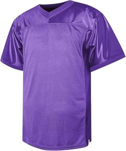 <b>Black</b> <b>White</b> American <b>Football</b> Jersey Unisex Short Plus Size Mesh Tee Number Custom Team Oversized Streetwear V Neck Sports - Product Image 3