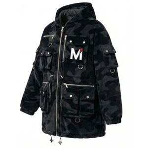 เสื้อแจ็คเก็ตสตรีทแวร์ลายพรางทหารสไตล์ยุทธวิธีสำหรับผู้ชาย มีกระเป๋าหลายช่อง แจ็คเก็ตบอมเบอร์แฟชั่นกลางแจ้ง MALUZA INDUSTRIES - Product Image 5