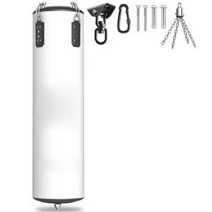 Sac de frappe d'entraînement High Pro pour la boxe et le fitness à domicile, doté d'un rembourrage résistant aux chocs, d'un design sécurisé et d'un revêtement en cuir - Product Image 1