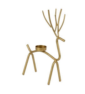 <b>Top</b> Arrival Minimalist Deer Candle Holder Modern Black Metal Scandinavian Artistic Candle Stick Holder Customized Size - Product Image 2