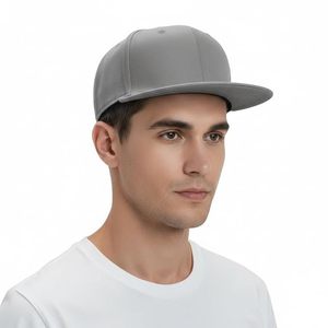 Casquette de baseball ajustable à visière plate de qualité supérieure, personnalisable avec logo, style streetwear, hip-hop, mode décontractée, accessoire de sport, vente en gros - Product Image 3