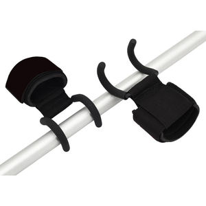 OEM ODM Pro Fitness Weight Training Metal Hook Hand Grips Adjustable Wrist Wrap Support Straps Lifting Power Hooks - Product Image 2