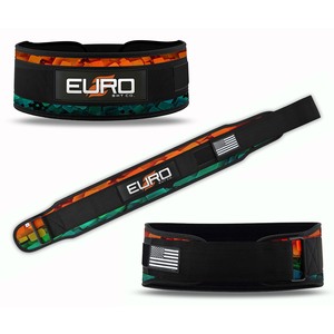 Euro Skt Co. Ceinture de musculation réglable et respirante avec motif drapeau américain pour l'entraînement en force - Product Image 1