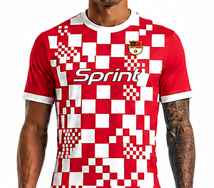 Ensemble d'uniformes de football personnalisés avec impression de lettres d'équipe, service OEM en gros, maillot à transfert thermique, technique de découpe automatisée, 100% - Product Image 2