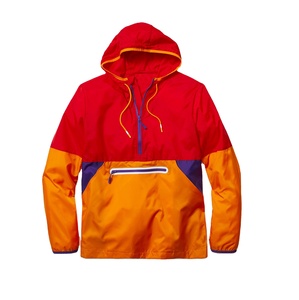 Chaqueta cortavientos personalizada al por mayor, chaqueta de nailon transpirable de talla grande, chaqueta cortavientos con logotipos personalizados - Product Image 6
