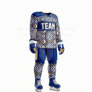 ชุดยูนิฟอร์มฮอกกี้น้ำแข็งแบบกำหนดเองได้ คุณภาพดี ราคาสมเหตุสมผล สำหรับทีมกีฬา  ออกแบบได้ตามต้องการ - Product Image 2