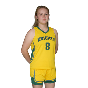 Uniformes de Baloncesto Personalizados para Mujer, Uniformes de Baloncesto con Letras Bordadas, Ropa Deportiva para Equipos Universitarios Femeninos - Product Image 1