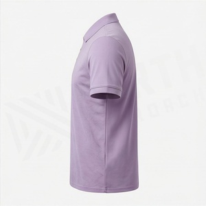เสื้อโปโลผู้ชายผ้าฝ้ายใส่สบาย ระบายอากาศได้ดี น้ำหนักเบา แขนสั้น สไตล์สตรีทแวร์ สีสันปรับแต่งได้ ไซส์ใหญ่ สำหรับฤดูใบไม้ผลิและฤดูใบไม้ร่วง - Product Image 3