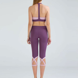 Wholesale New Design Women's 2 Piece Yoga Sets High Quality Gym & Fitness <b>Running</b> Clothing Yoga Set For Ladies - Product Image 4