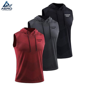 Service OEM ODM à prix de gros, meilleur fournisseur, entièrement personnalisé, idéal pour la salle de sport, le fitness et les vêtements décontractés, sweats à capuche sans manches - Product Image 1