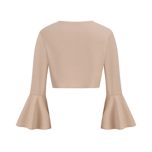 Women Long <b>Sleeve</b> Bolero Shrug Crop Top Fitted Open Front Bolero <b>Cardigan</b> - Product Image 3