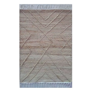 100% Natural Indian Handwoven Jute Rugs Bulk Selling Plush Pile Home <b>Decorative</b> <b>Items</b> - Product Image 3