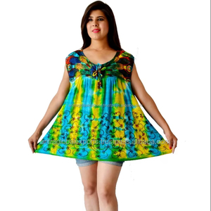 Vestido Casual de Verano con Bordado de Encaje, Tejido Lavable - Product Image 1