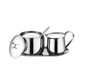 Stainless Steel Sugar And Creamer Pot High Quality Stainless Steel <b>Spice</b> And Herb Bowl <b>Jar</b> At Lowest Price - Product Image 1