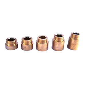 Raccord de tuyau de mamelon d'extension en laiton en gros - Product Image 1