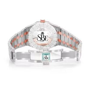 Reloj de Diamantes Moissanite de Lujo para Hombre de la Mejor Calidad, Ideal para Regalos de Compromiso, Fiestas y Looks de Alta Costura, Disponible para la Venta - Product Image 3