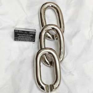 Eslabones de Cadena Metálica con Colores Cromados, Eslabones de Cadena de Resina a Granel, Colores y Tamaños Personalizables, Regalos Decorativos para el Hogar con Perlas - Product Image 4