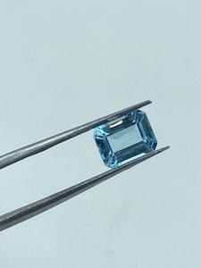 Topacio azul cielo natural de alta calidad, corte baguette, forma rectangular, 7x9 mm, 5,73 quilates, 2 piezas - Product Image 6