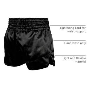 Shorts de Muay Thai 100% polyester, entièrement sublimés, imprimés sur mesure, fabriqués sur mesure, pour la boxe thaï, en vente. - Product Image 5