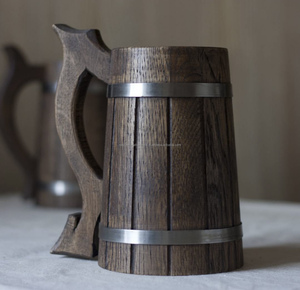 Taza de café de madera hecha a mano única, taza de madera maciza ecológica aislada, perfecta para los amantes del café, hecha en la India - Product Image 5