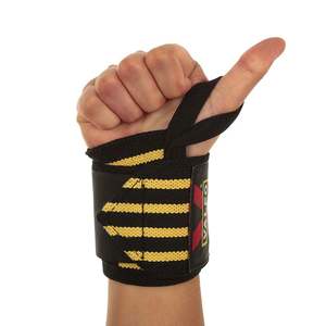 Bandes de poignet en néoprène et élastiques de haute qualité pour la musculation et l'exercice en salle de sport - Sangle réglable légère antidérapante en forme de 8 - Product Image 3