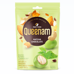 Servicio de Etiqueta Privada, Paquete Individual, HALAL, OEM/ODM, Dragee 150G, Chocolate Matcha, Frutos Secos Recubiertos de Chocolate, Almendras y Anacardos - Product Image 1