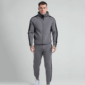 Survêtement décontracté en coton et polyester, uni, respirant, à séchage rapide, unisexe, personnalisable avec logo, pour hommes, vente en gros - Product Image 4