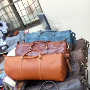 Sac de voyage élégant en cuir, sac de week-end pour voyages d'affaires, léger, durable, avec coutures soignées, sacs de voyage en cuir - Product Image 6