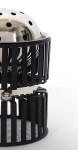 Encensoir en métal de luxe doré et crème, design cage, avec dôme perforé, pour Bakhoor, décoration de table moderne, vente en gros - Product Image 6