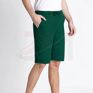 Pantalones Cortos de Algodón Verde para Hombre, Tela Suave 100% Algodón, Calidad de Marca, Pantalones Cortos Urbanos para Hombre, Pantalones Cortos Esenciales para Hombre con Logotipo Personalizado - Product Image 4