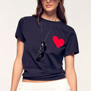 Camiseta de Mujer con Diseño Personalizado y Serigrafía, 100% Algodón Suave, Transpirable, Manga Corta, Informal, con Estampado Gráfico, Superventas - Product Image 4