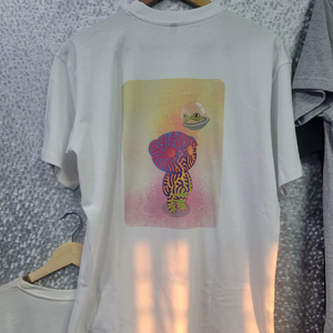 Camiseta Personalizada con Serigrafía Extra Grande, Nuevo Diseño, Top de Verano, Estilo Vintage, 100% Algodón, Tejido de Punto, Informal - Product Image 1