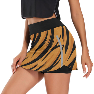Jupes de sport pour femmes, design personnalisé par sublimation, respirantes, séchage rapide, vêtements de yoga, jupes de tennis pour femmes - Product Image 6