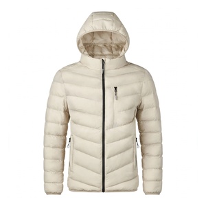 Winter Warm Puffer Hooded Sweatshirt Heavyweight Thermal Outwear Full Zip Down <b>Jacket</b> Casual <b>Fleece</b> <b>Lined</b> Outerwear Men - Product Image 1