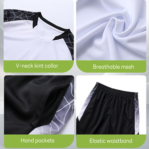 Uniforme de Fútbol de Manga Corta Sublimado en Poliéster de Alta Calidad, Diseño de Producto Ligero y Transpirable, Servicio OEM, Venta Caliente - Product Image 6