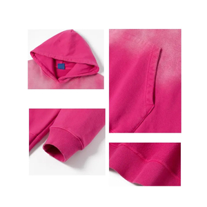 Sweat-shirts à capuche unisexe personnalisés avec logo, effet délavé, de qualité supérieure, prix abordable, pour hommes - Product Image 2