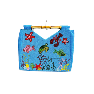 Nouvel Arrivage Sacs de Soirée en Forme de D à Imprimé Floral et Perles pour Femmes, Broderie à la Main, Commande Personnalisée, Sacs d'Exportation pour Soirées Festives - Product Image 4