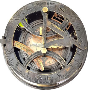 5 pouces grand cadran solaire boussole en palissandre cas Top Grade calibré Vintage cadeau - Product Image 3